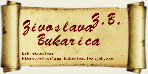 Živoslava Bukarica vizit kartica